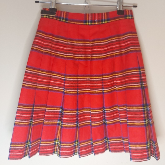 Cute vintage plaid mini kilt - XS - Picture 3 of 5
